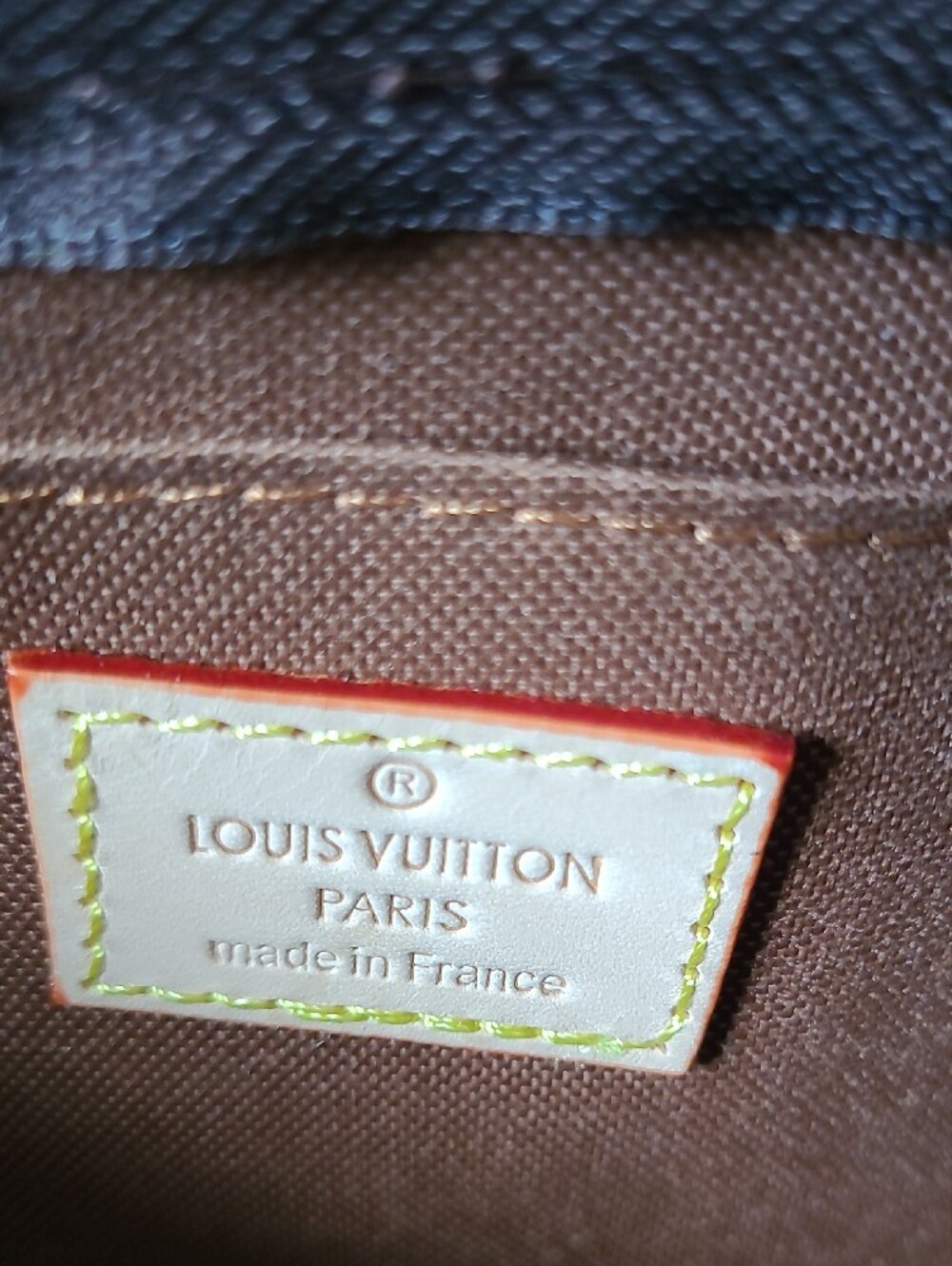 Louis Vuitton Look-A-Like Brown Monogram Crossbody with Gold Hardware - Picture 4 of 12